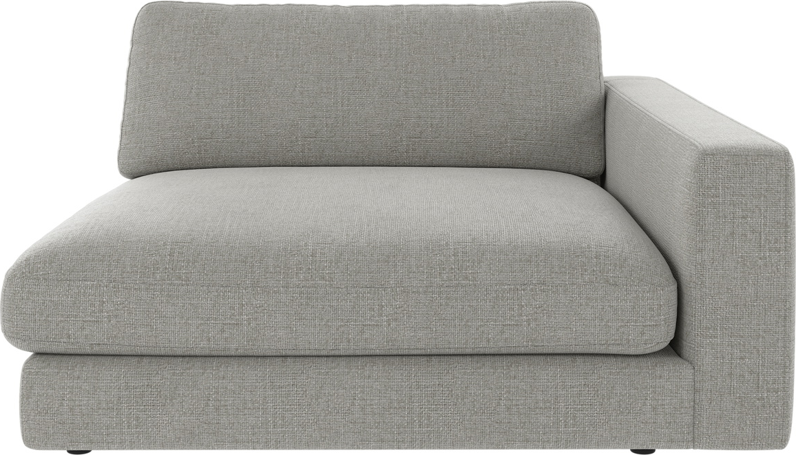 Modulsofa Lang Højre Armlæn Rowico Duncan Robin 149 Mellemgrå H78ã B129ã D150