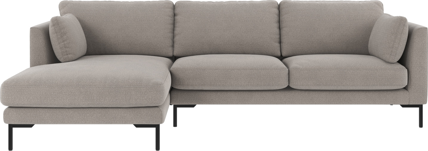 Chaiselongsofa Rowico Corwin Venstrevendt Lys Grå Rita-stof 270ã 160
