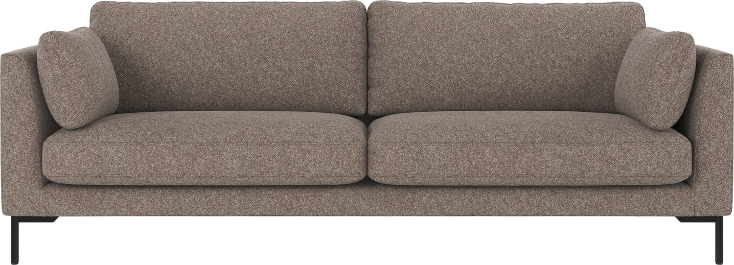 -personers Sofa Rowico Corwin Bobby Mørk Beige Polyester 238   98   83