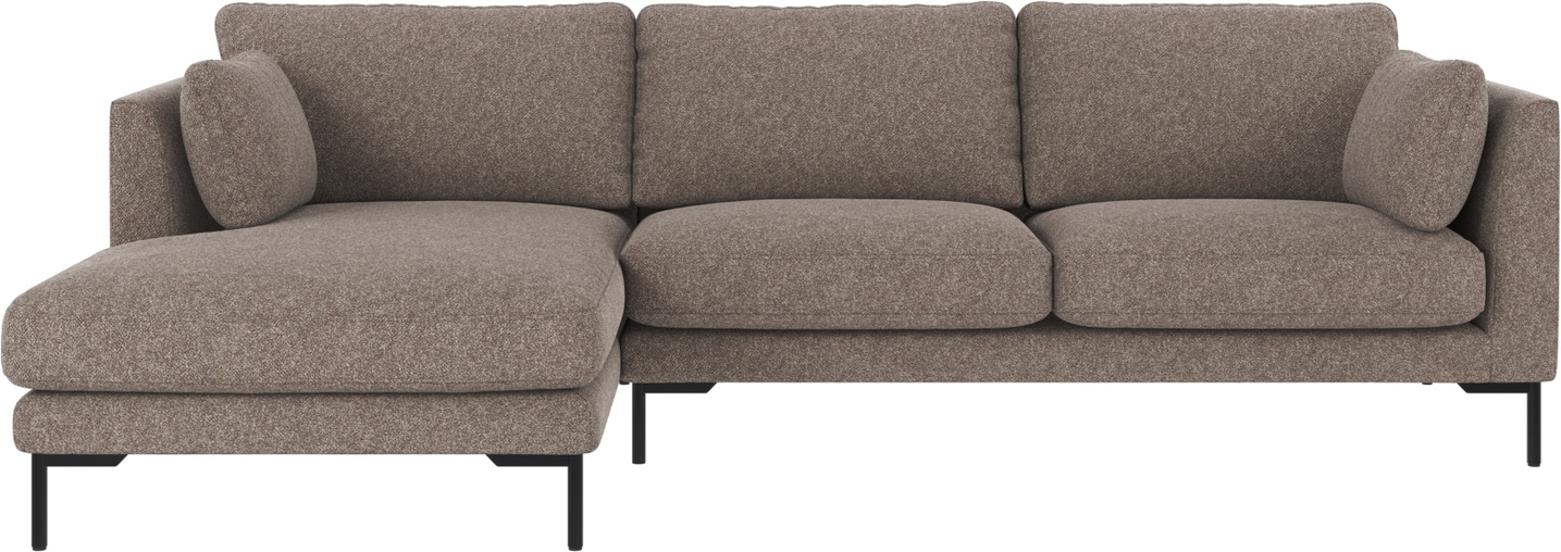 Chaiselongsofa Venstrevendt Rowico Corwin   Bobby   Mørk Beige Polyester   270ã 160ã 83