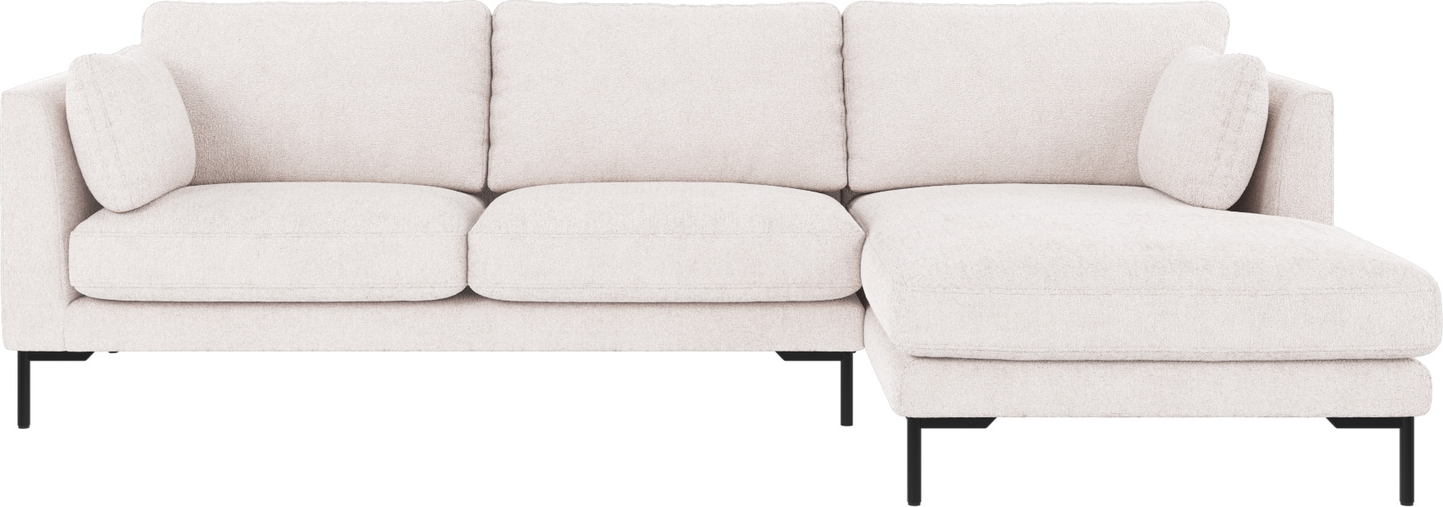 Rowico Corwin Chaiselongsofa Højrevendt 270x160   Hvid Greg Polyester