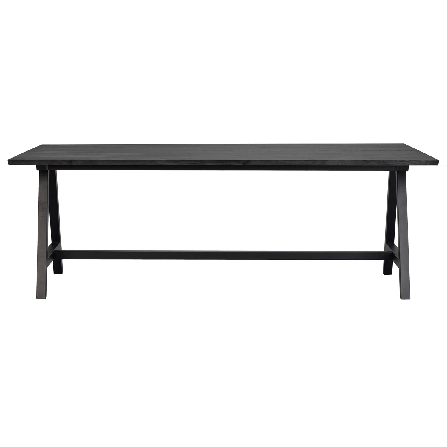 Rowico Carradale Spisebord     Udtræk Sort Ask   Sort Metal  220x100