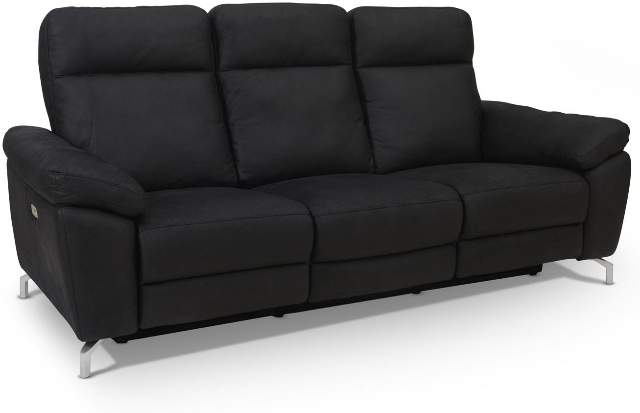 -personers Stofsofa Raymond   Hallmark Edinburgh  Sort  222x96x101