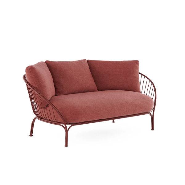 Kartell Hiray Loungesofa – Bordeaux Elegance til Uderum