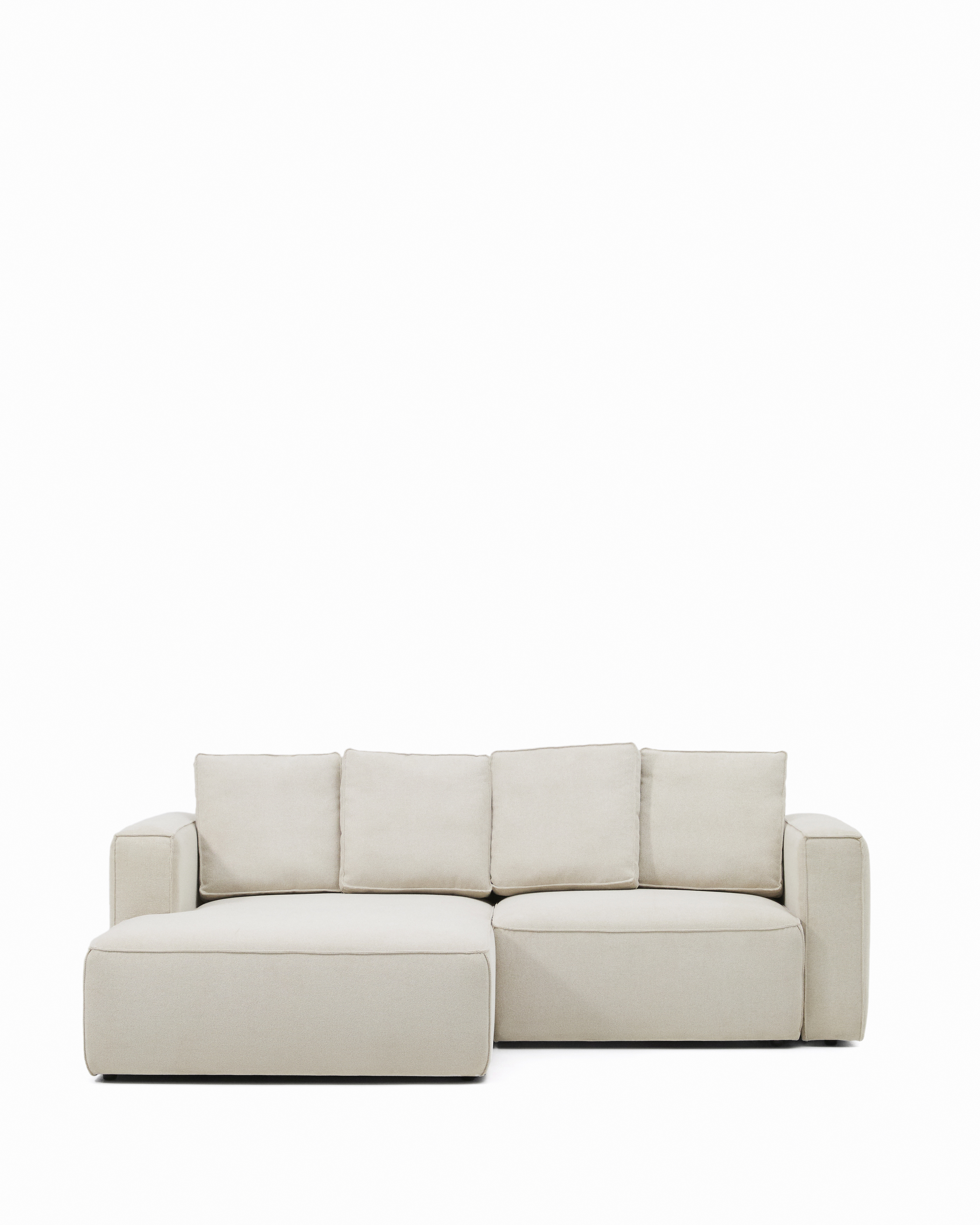 Kave Home Marela  -pers  Sovesofa     Venstre Chaiselong Beige Chenille   :236cm