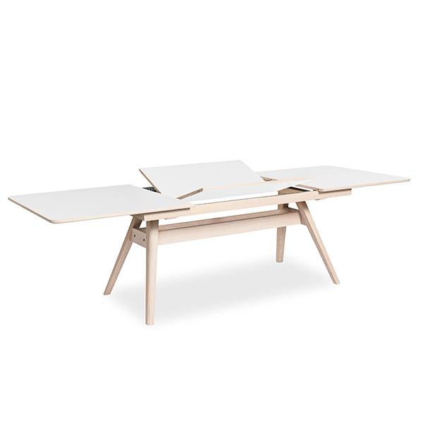 Elegant Skovby SM10 Spisebord i Hvid Laminat – Tidsløst Design