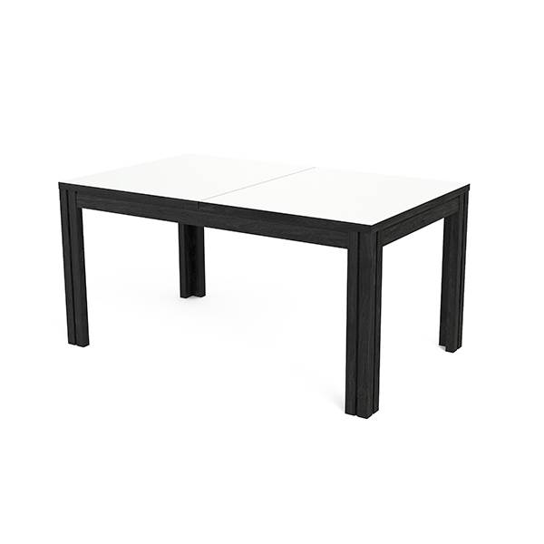 Skovby SM23 Spisebord - Sort med Hvid Laminat, Fleksibelt Design