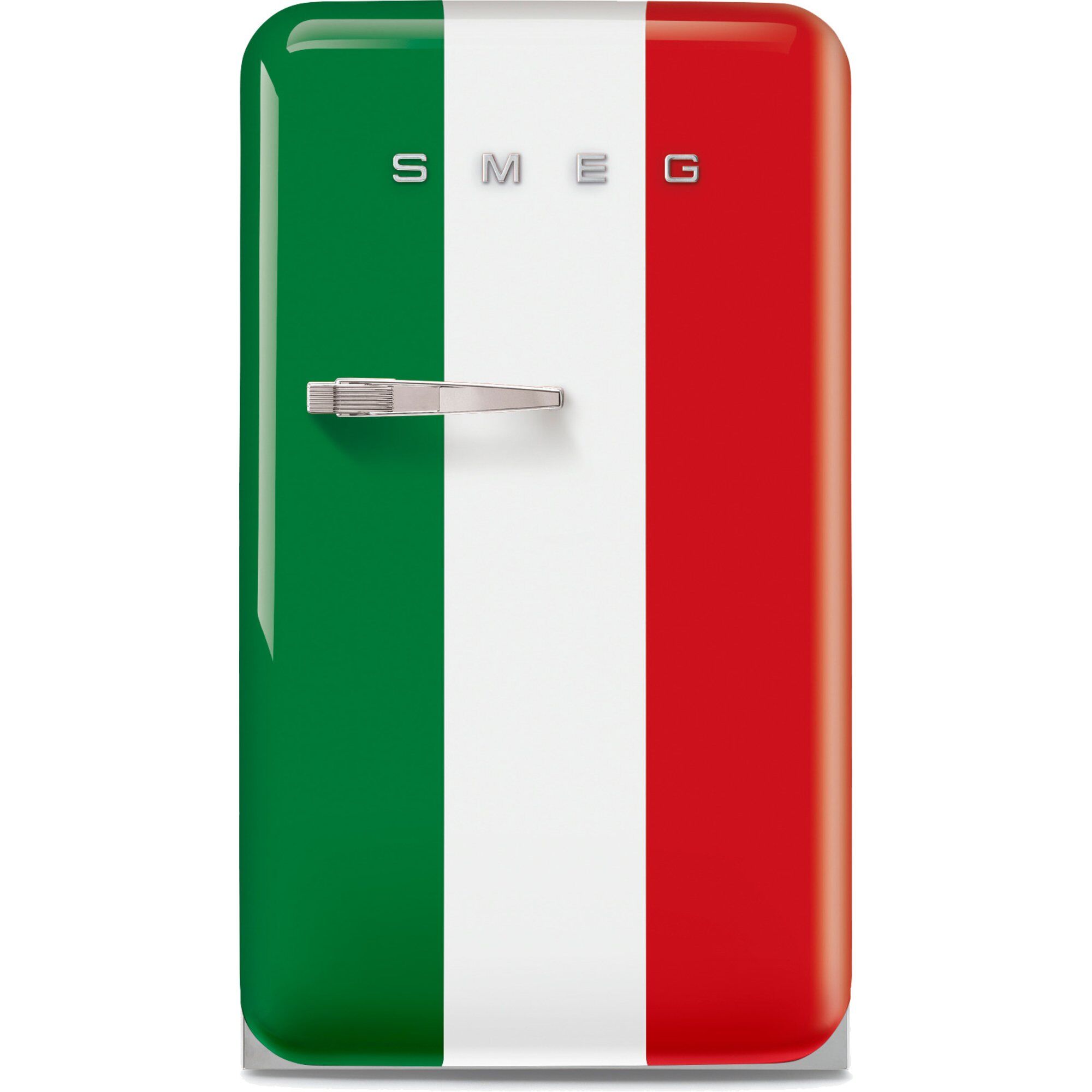 Smeg FAB10HRDIT6 Køleskab med Italiensk Flag – Retro Stil