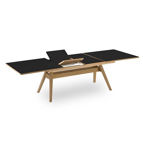 Skovby SM11 Spisebord – Hvidolieret Eg & Sort Nanolaminat