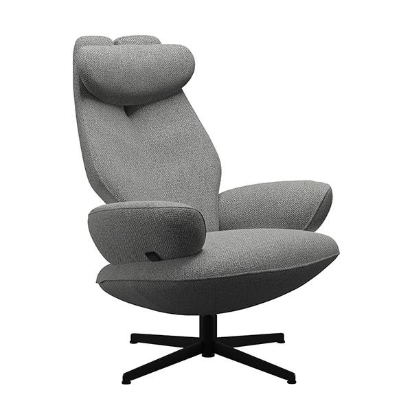 Brunstad Split Hvilestol i Steel Grey – Elegance og Komfort!
