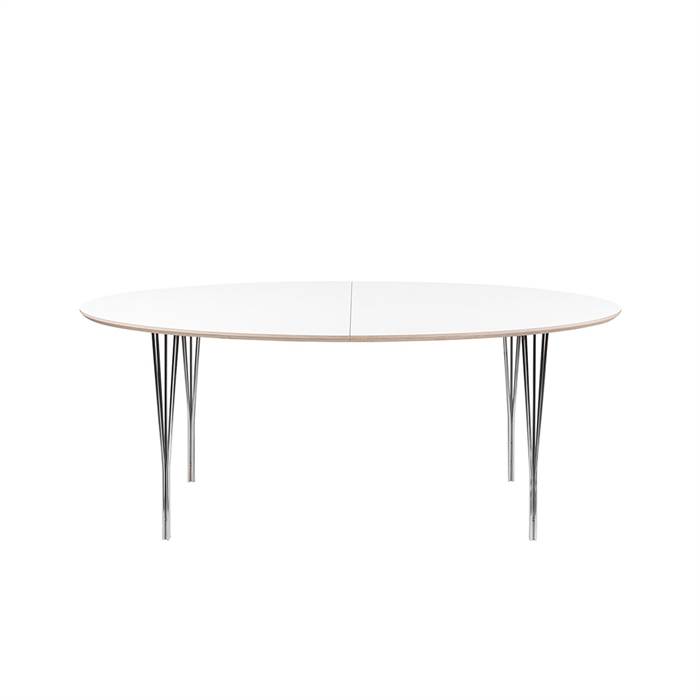 Haslev Symphony 76 Ovalt Spisebord – Elegant Design og Kvalitet