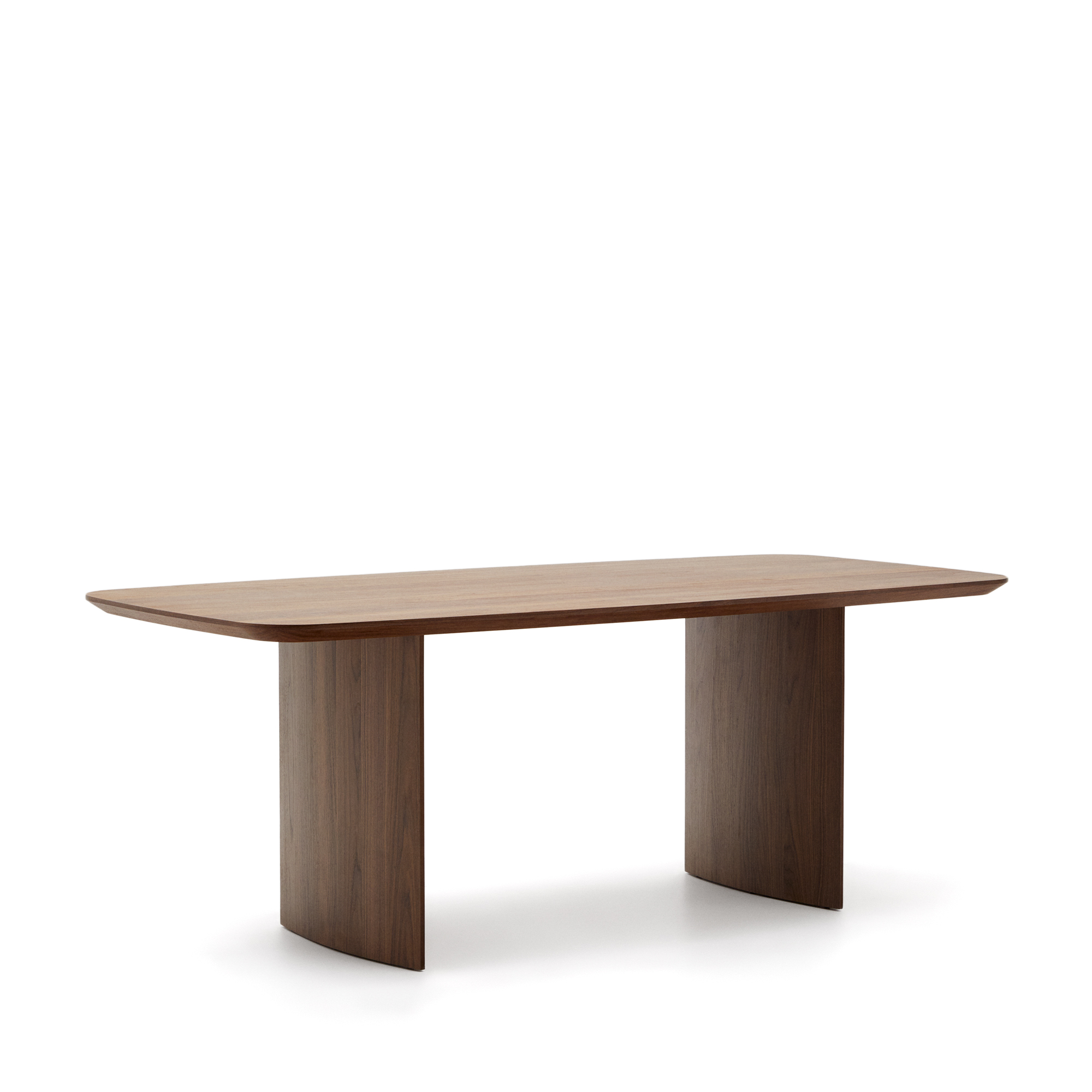Kave Home Litto Spisebord  Rektangulær Brun Valnøddefinér  200x100