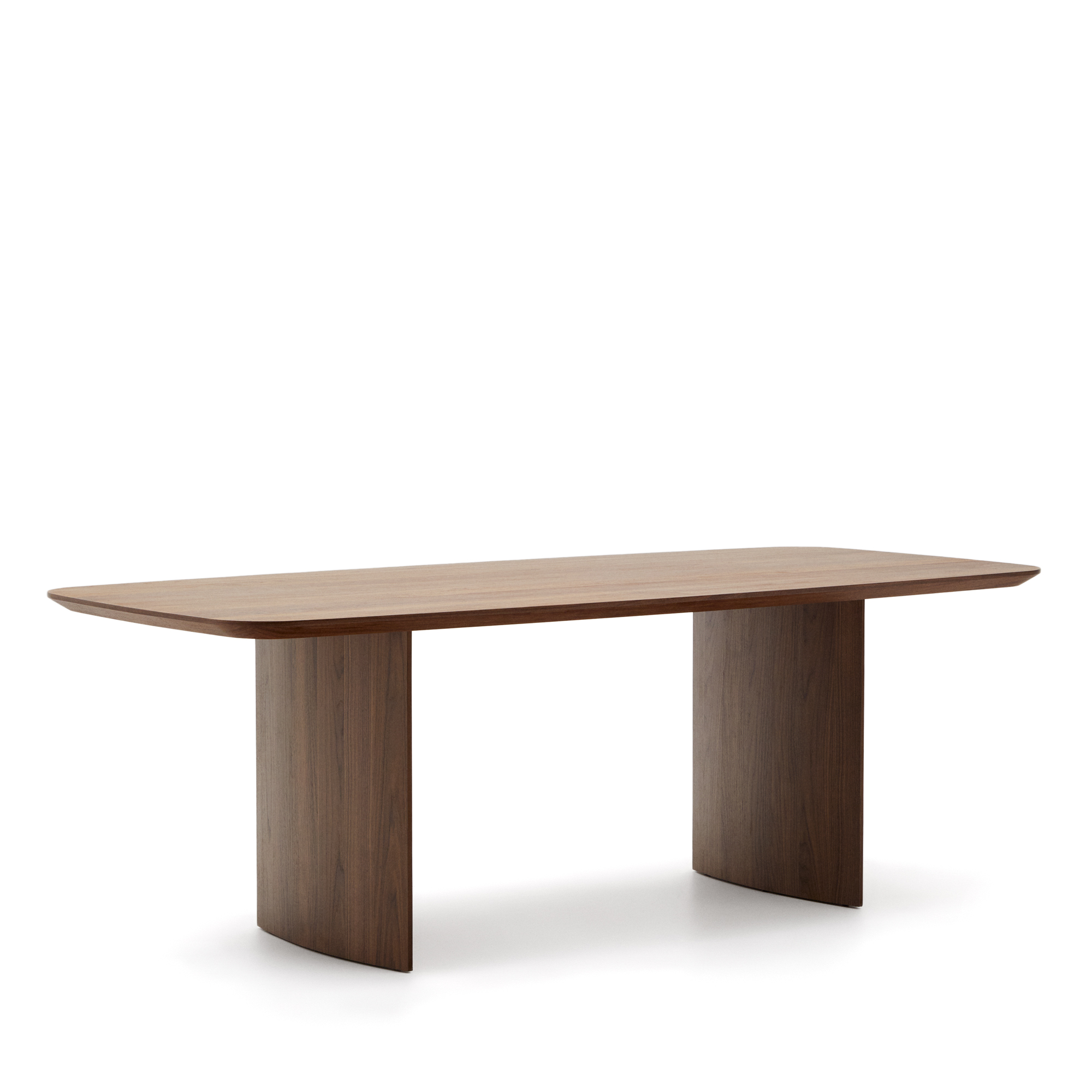 Kave Home Litto Spisebord  Rektangulær Brun Valnøddefinér  240x100