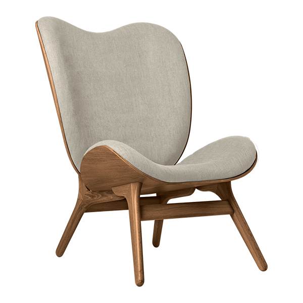 Umage Loungestol i Mørk Eg & Hvid Sand – Tidløs Elegance