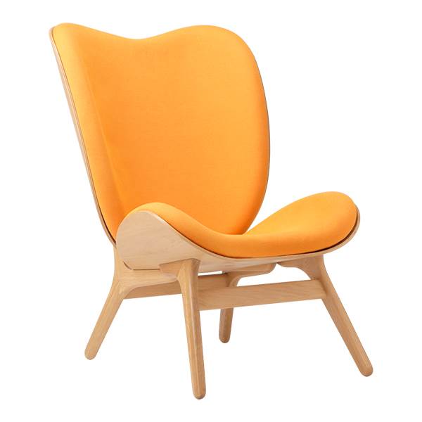 Umage A Conversation Piece Høj Stol i Eg Tangerine - Elegance