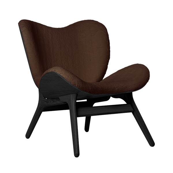Umage Loungestol – Elegant og Komfortabel – Black Oak Teddy Brown