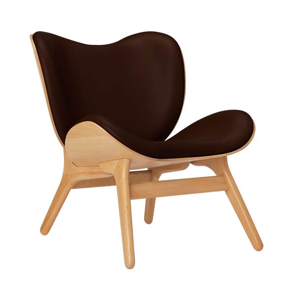 Umage Loungestol i Egetræ & Læder – Elegant Designtilbud