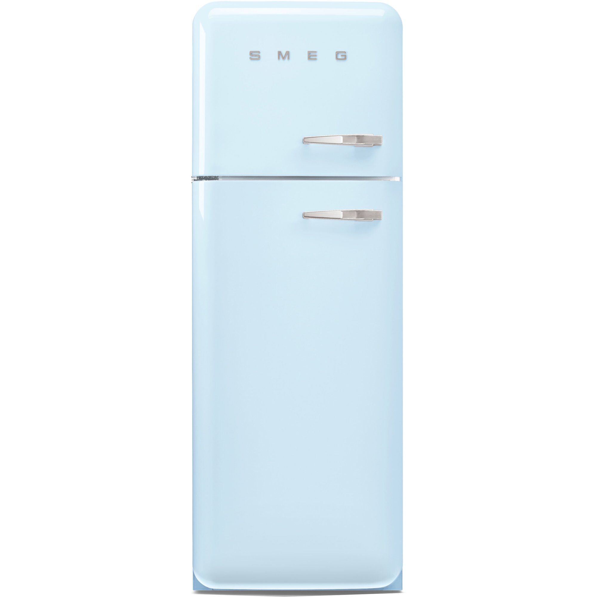 Smeg Fab30lpb6 Venstrehængt Køleskab i Pastelblå - Stilfuldt!