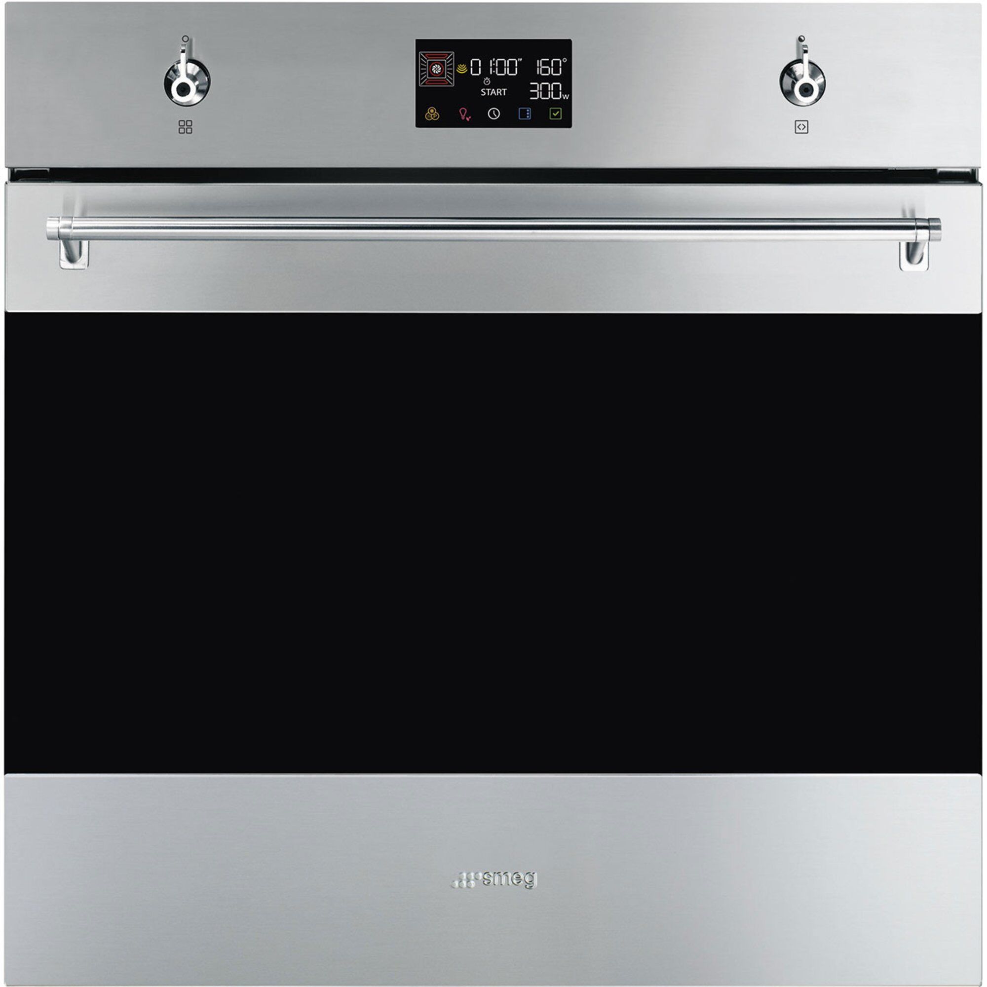 Smeg SO6302M2X Kombi-mikrobølgeovn i Rustfrit Stål