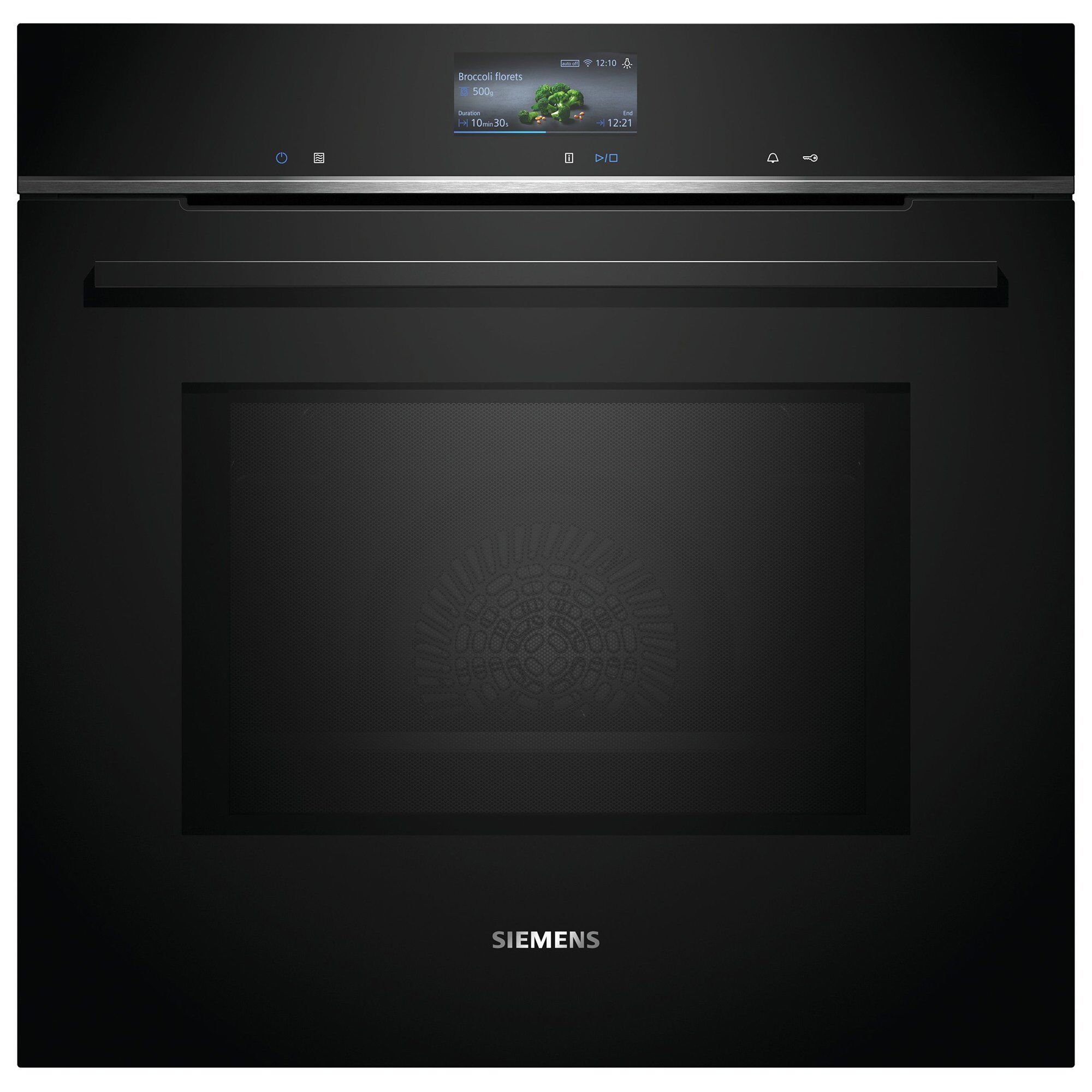 Siemens iQ700 Indbygningsovn med Mikroovn – Sort Tilbud