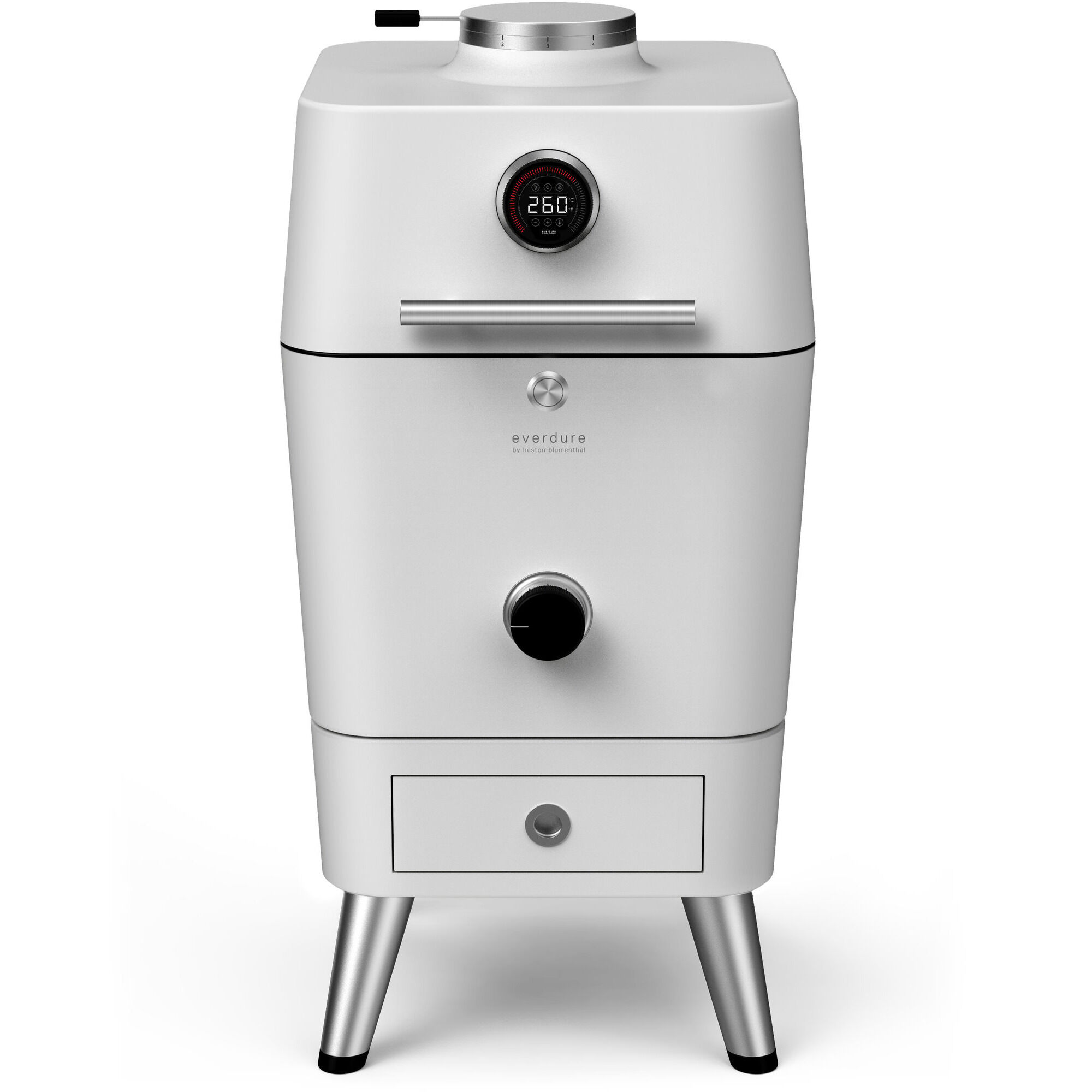 Everdure 4K Hvid Kulgrill – Traditionel Grill til Haven