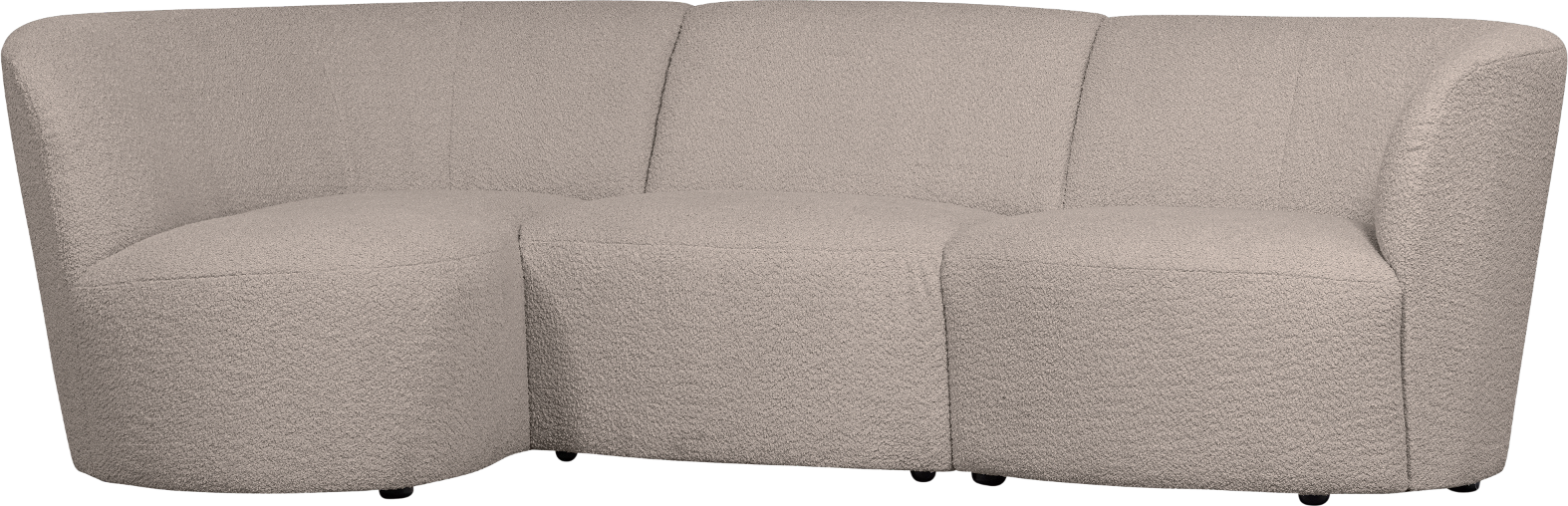 -personers Byg-selv Sofa Woood Coco Venstrevendt Sand