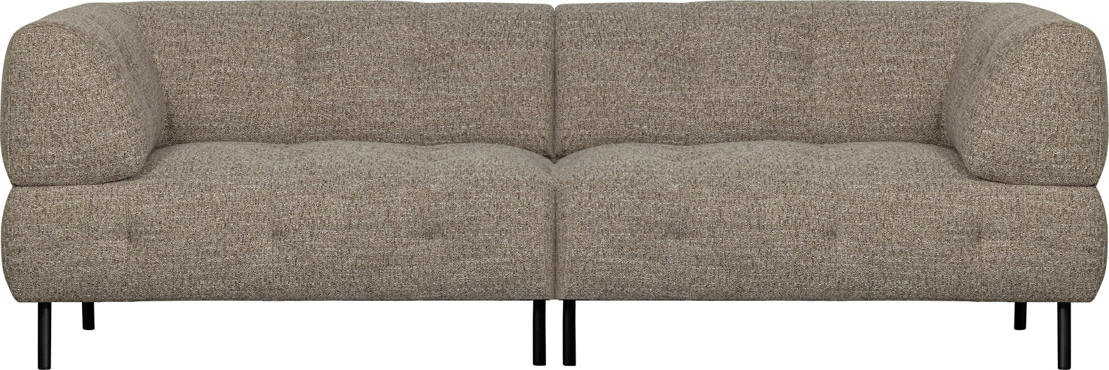 -personers Sofa Woood Lloyd   Groft Vævet Brun Polyester 245x90