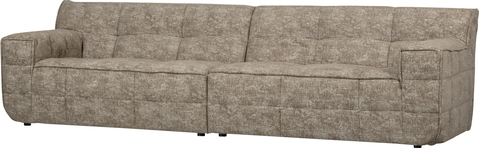-personers Sofa Woood Timor Natur Chenille Polyester 297x92x81