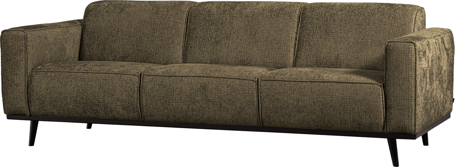 -personers Sofa Woood Statement  Grøn Grov Fløjl 100  Polyester B230xd93xh77