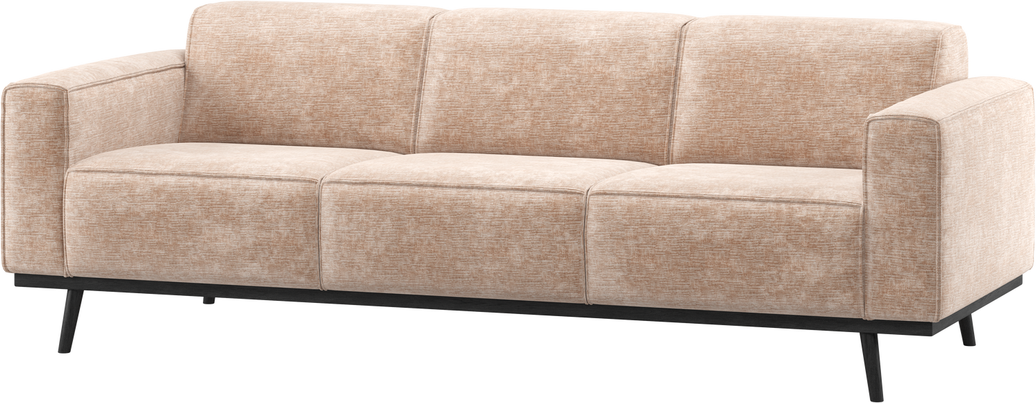 -personers Sofa Woood Statement  Velour-chenille Natur B230