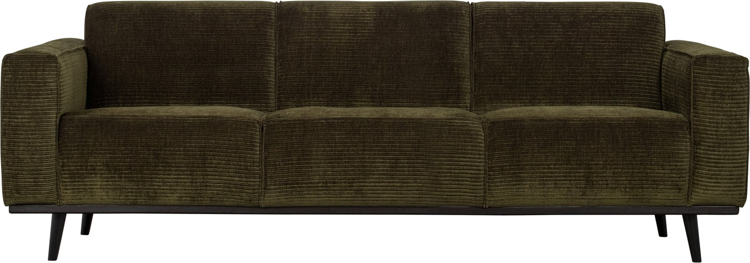-personers Sofa Woood Statement Varm Grøn Fladribbet Jacquardstof  Polyester  230    Høj Komfort