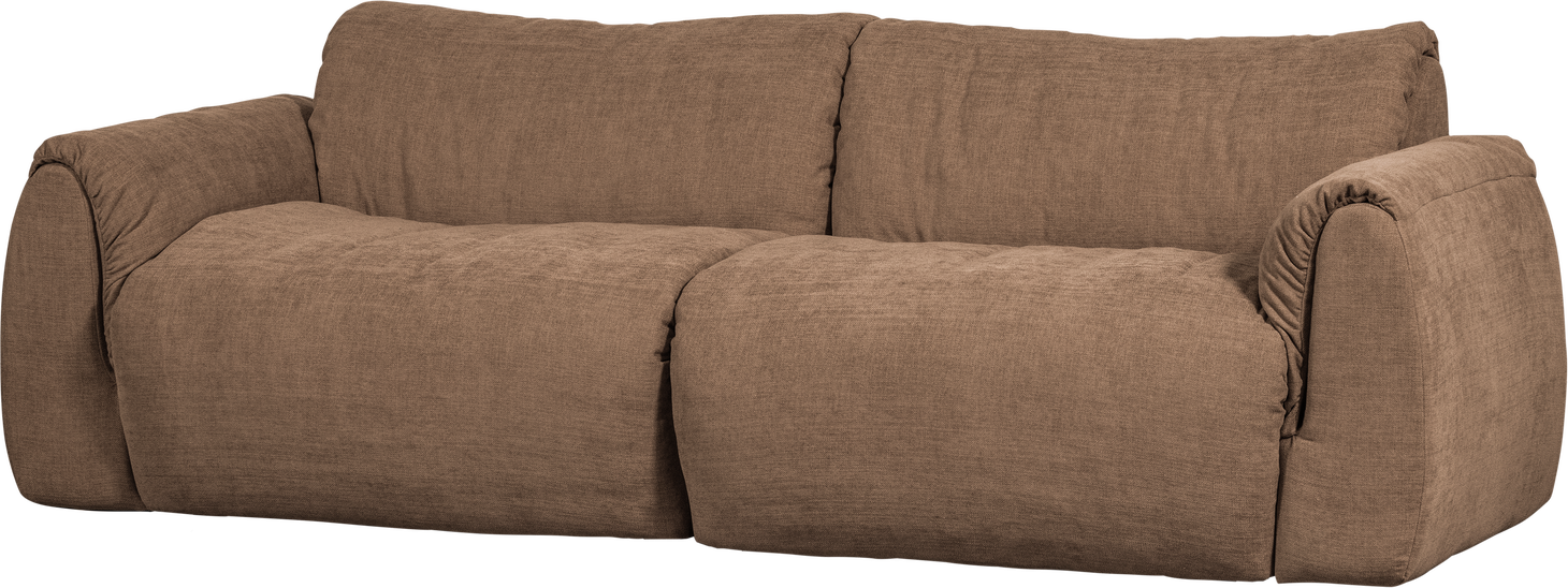 -personers Sofa Woood Baggy  Brun Vævet Chenille  100  Genanvendt Polyester  B228