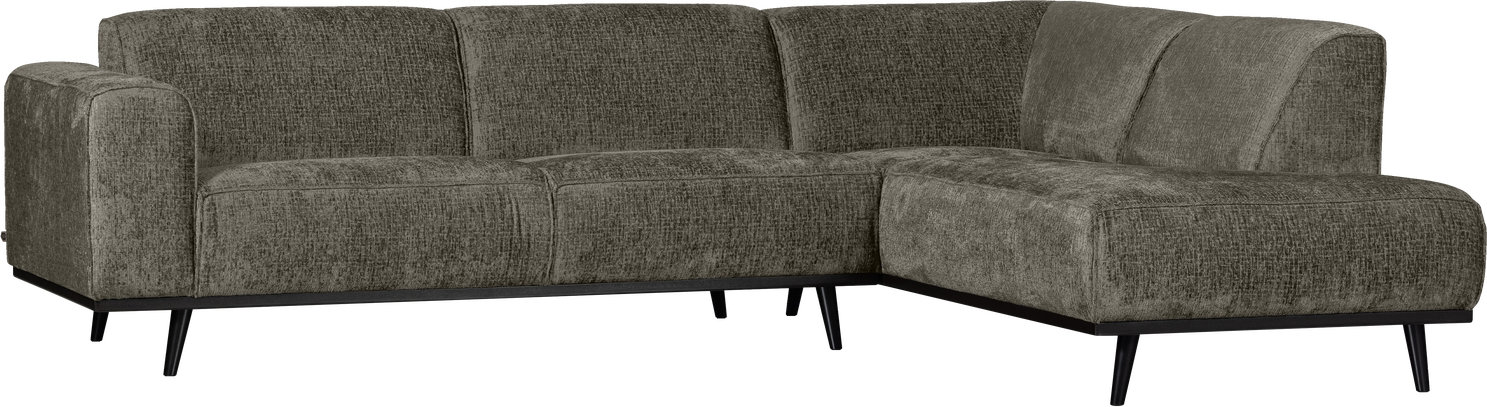 Hjørnesofa Woood Statement Højrevendt 274ã 210   Blå Strukturvelour