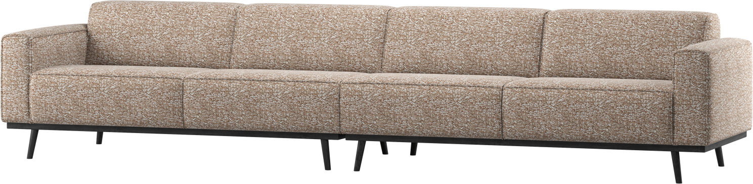 -personers Polstret Sofa Woood Statement Lysebrun Melange 100  Polyester B372