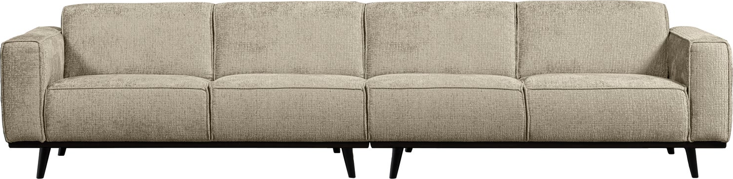 -personers Sofa Woood Statement  Beige Grov Velour 100  Polyester  B372   D93   H77