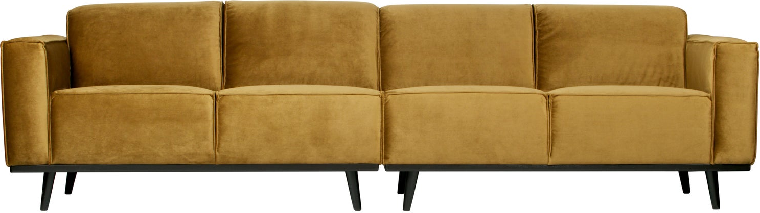 -personers Sofa Woood Statement   Honninggul Jarra-velour  280   Bred  100  Polyester