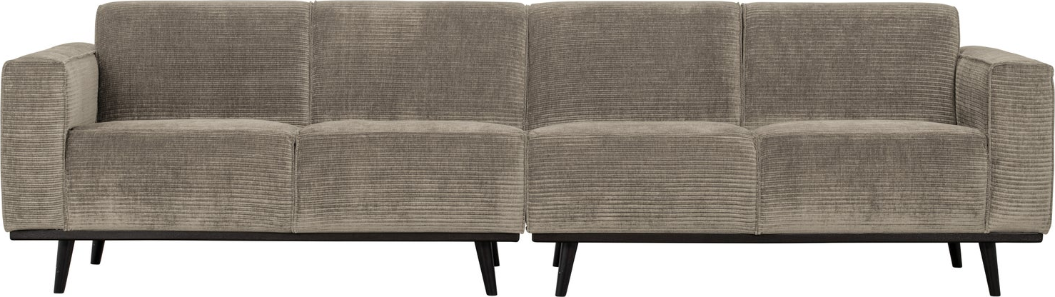 -personers Sofa Woood Statement  Lergrå Ribstof Jacquard  Fløjlsagtig    280     93