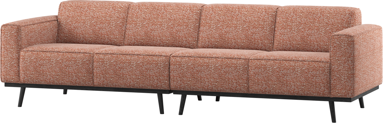 -personers Sofa Woood Statement  Orange Melange  280    100  Polyester  Bonell-fjedre