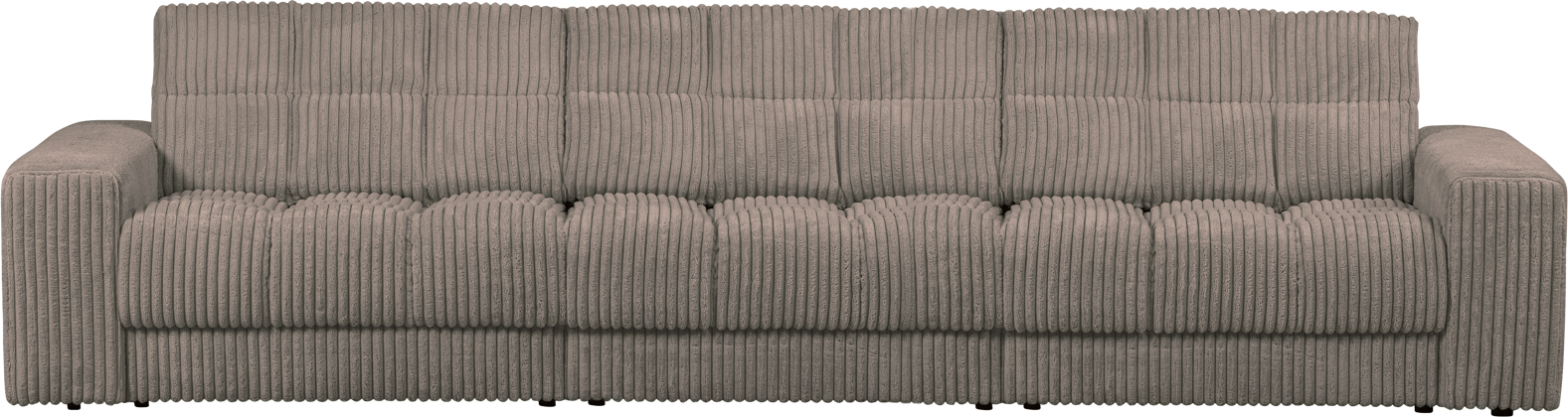 -personers Sofa Woood Second Date Fløjl Polyester Mudder 316x99x78