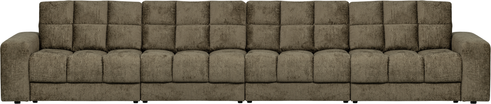-personers Sofa Woood Second Date Velour Grøn L406xd99xh78