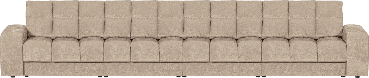 -personers Sofa Woood Second Date Nougat Polyesterstof H78ã B99ã L406
