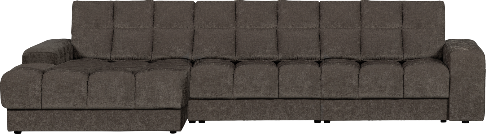 Chaiselong Loungesofa Woood Second Date Venstrevendt Varm Grå 316x162x78