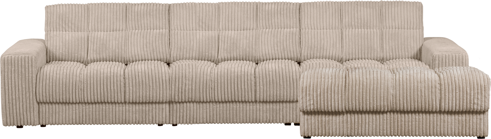 Chaiselong Sofa Woood Second Date Højrevendt Fløjl Travertin H78xd162xb316