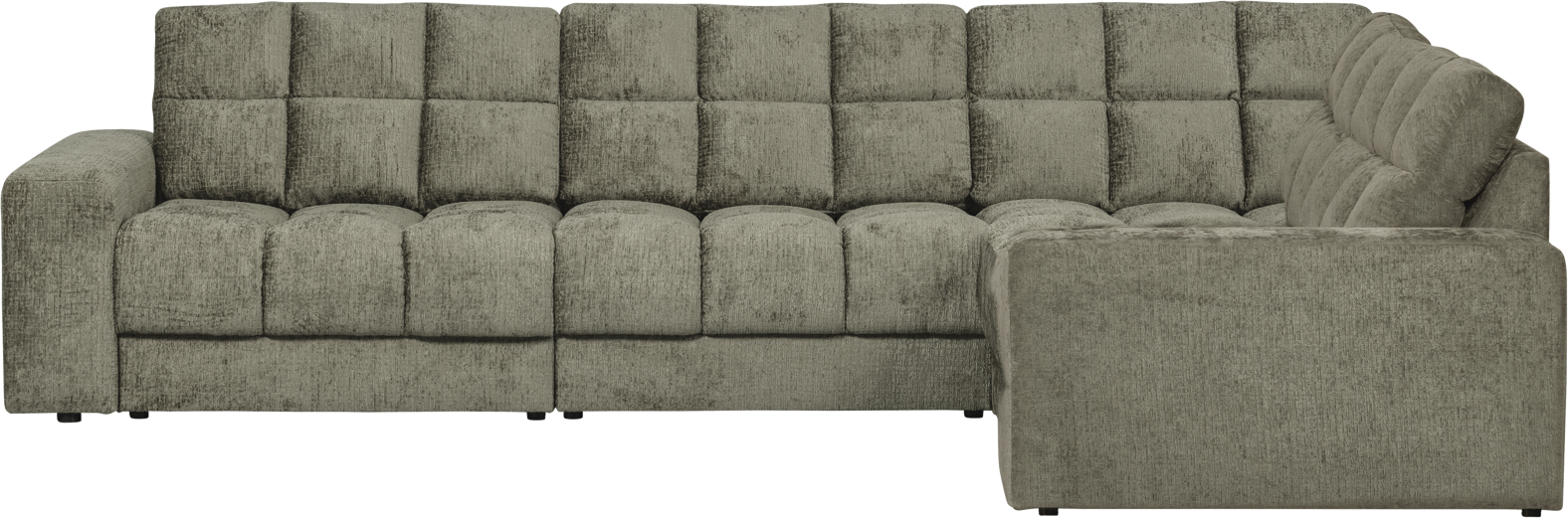 Hjørnesofa Højrevendt Woood Second Date Frost Velour 316x212