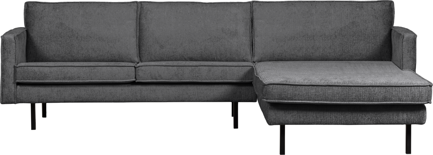 Loungesofa Woood Rodeo Højrevendt Chaiselong Modul 300x155   Mountain Grov Velour 100  Polyester
