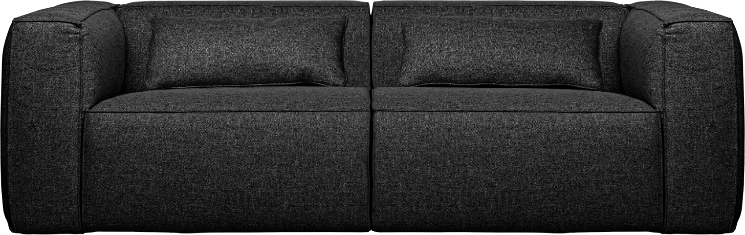 -personers Sofa Woood Exclusive Bean   Mørkegrå Plet-   Vandafvisende Stof 246x96x73