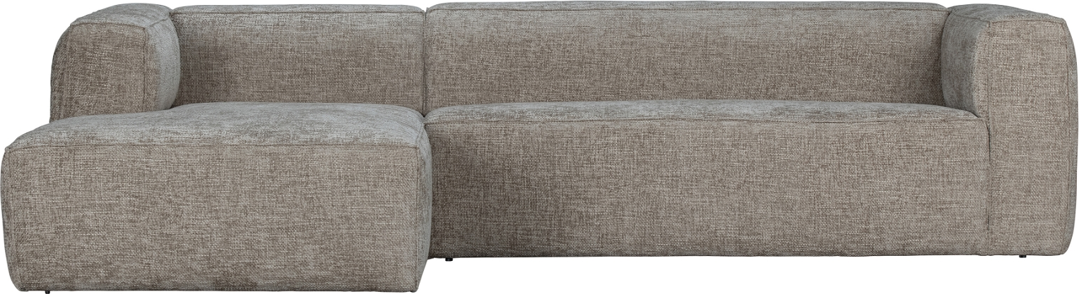 Elegant venstrevendt hjørnesofa i lysebeige fra Woood