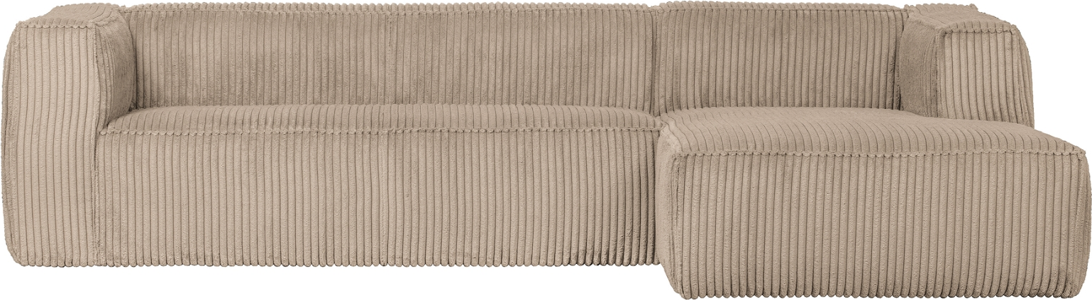 Elegant beige hjørnesofa fra Woood – Stilfuld komfort!