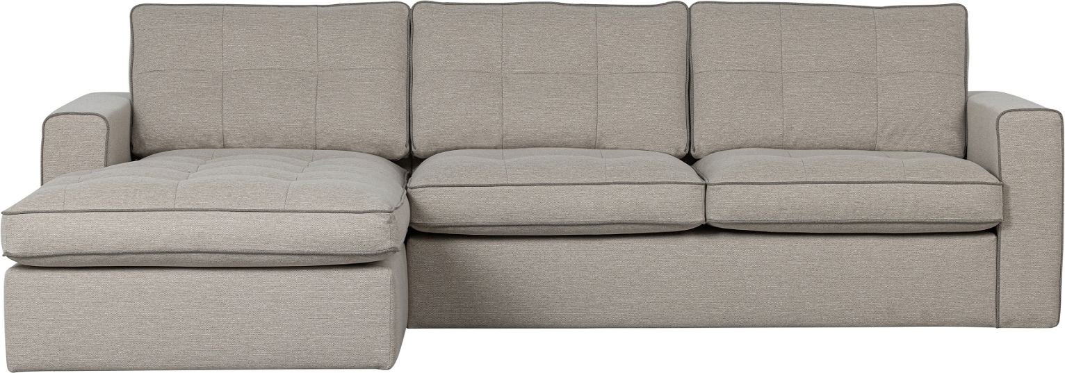 Elegant venstrevendt hjørnesofa i naturfarve fra Woood
