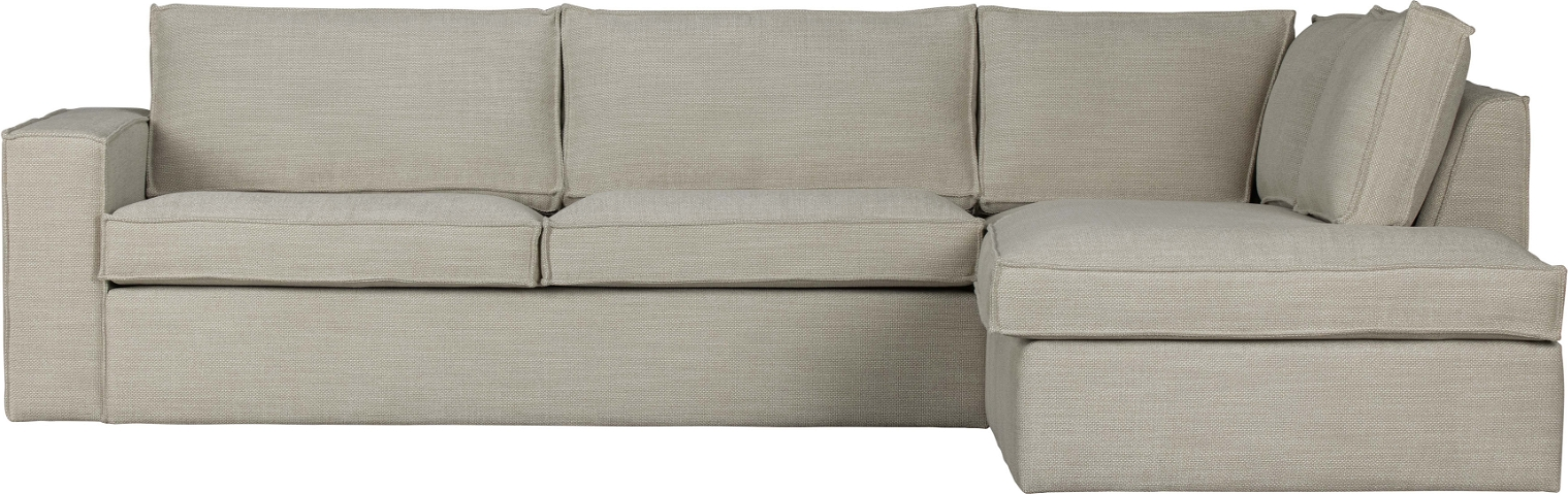 Woood Freddie Højrevendt Bouclé Hjørnesofa - Moderne Elegance